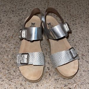 Metallic Sandals